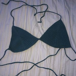 Handmade crochet bathing suit top